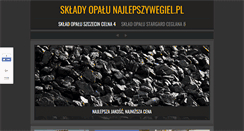 Desktop Screenshot of najlepszywegiel.pl